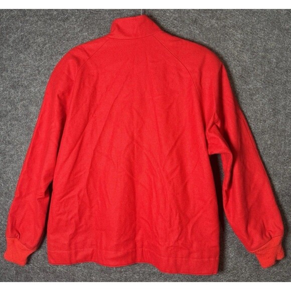 Vintage PENDLETON Red Virgin Wool Bomber Jacket – Size M (Made in USA) - Picture 5 of 7